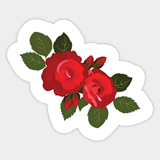 Romantic Roses Sticker